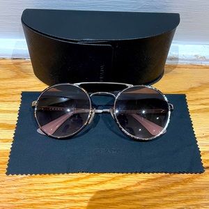 Prada Tortoise Spr51s Sunglasses